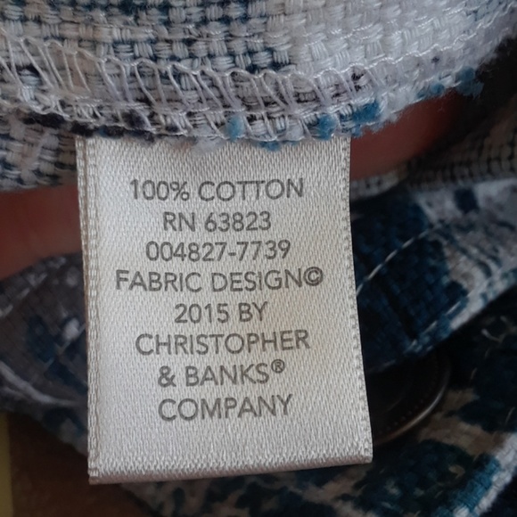 Christopher & Banks Denim-like jacket - Picture 7 of 8